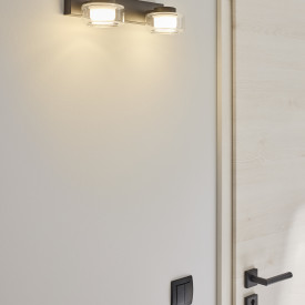 Osram Orbis Flame speillampe, 3000–4000K, sort, 30 cm