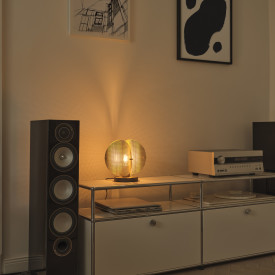 OSRAM DECOR Folded Globe Table E27 guld