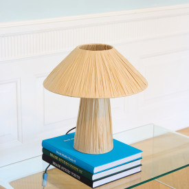 OSRAM DECOR Bamboo Paper Hut Table 1XE27 brun