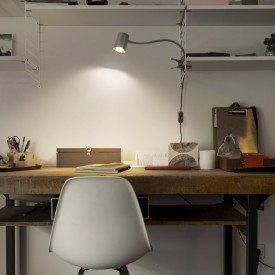 Osram Trapezium klämlampa, grå