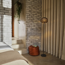 OSRAM DECOR Cardboard Ball Floor 1XE27 brun