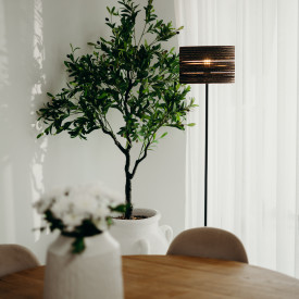 OSRAM DECOR Cardboard Cylinder Floor 1XE27 brun