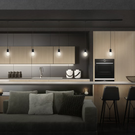 Osram Tracklight 1F midtertilslutning, sort