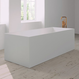 Copenhagen Bath Lövestad 180 frittstående badekar, 180x76 cm, hvit matt