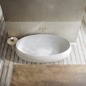 Copenhagen Bath Rosenborg frittstående badekar, 170x95 cm, hvit matt