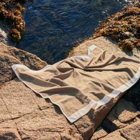 Vipp 105 strandhåndklæde, 100x180 cm, brun