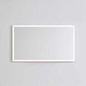 Copenhagen Bath Fanø 120 Speil, 120x70 cm, duggfritt, hvit matt/glass