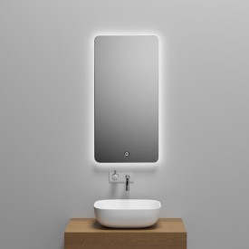 Copenhagen Bath Orø 40 Speil, 40x80 cm, duggfritt, aluminium/glass