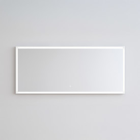 Copenhagen Bath Fanø 160 Speil, 160x70 cm, duggfritt, hvit matt/glass