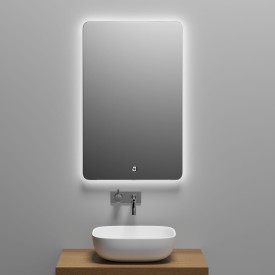 Copenhagen Bath Orø 50 Speil, 50x80 cm, duggfritt, aluminium/glass