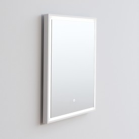 Copenhagen Bath Fanø 60 Speil, 60x60 cm, duggfritt, hvit matt/glass