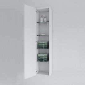 Copenhagen Bath SQ2 36 høyskap, vendbar, 145x36x23 cm, hvit matt