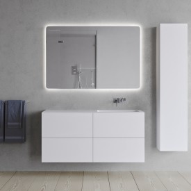 Copenhagen Bath SQ2 120 møbelpakke, høyre, 120x45x60 cm, hvit matt