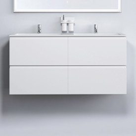 Copenhagen Bath Malmø 120 møbelpakke, dobbel, 120x45x60 cm, hvit matt