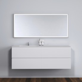 Copenhagen Bath Malmø 160 møbelpakke, venstre, 160x45x60 cm, hvit matt