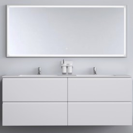 Copenhagen Bath Malmø 160 møbelpakke, dobbel, 160x45x60 cm, hvit matt