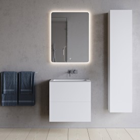 Copenhagen Bath SQ2 60 møbelpakke, dobbel, 60x45x60 cm, hvit matt