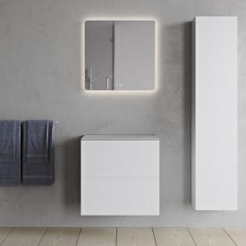 Copenhagen Bath SQ2 60 servantskap, dobbel, 60x45x60 cm, hvit matt