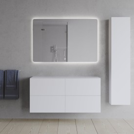 Copenhagen Bath SQ2 120 servantskap, dobbel, 120x45x60 cm, hvit matt