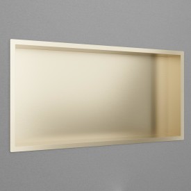 Scandtap Style brusehylde, 63x33 cm, børstet guld