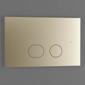 Scandtap Style betjeningsplade, børstet guld