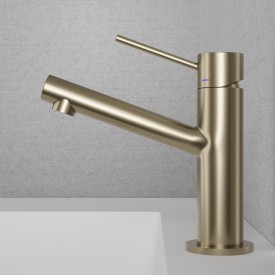Scandtap Vector håndvaskarmatur, børstet guld