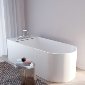 Copenhagen Bath Kanal frittstående badekar, 180x75 cm, hvit matt