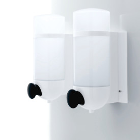 Hewi Serie 477 tvåldispenser, vit
