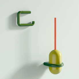 Hewi toiletrulleholder, grøn