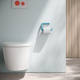 Hewi toiletrulleholder, blå