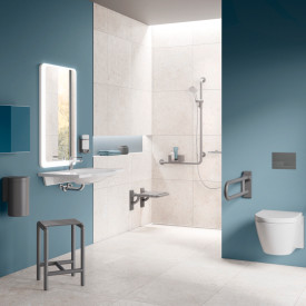 Hewi toiletrulleholder, mat antracit