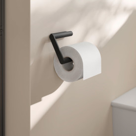 Hewi toiletrulleholder, mat sort