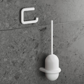 Hewi toiletrulleholder, mat hvid