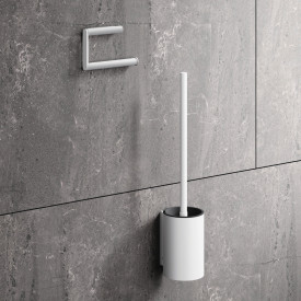 Hewi toiletrulleholder, mat hvid