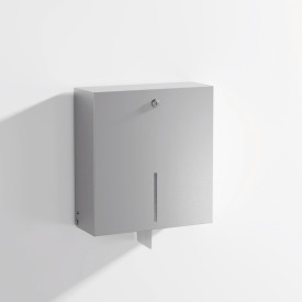 Hewi toiletrulleholder, børstet stål