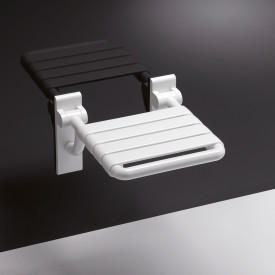 Hewi Serie 801 klappsits, vit
