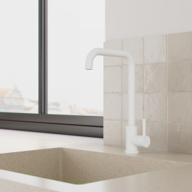 Zen Sanitary køkkenarmatur, hvid