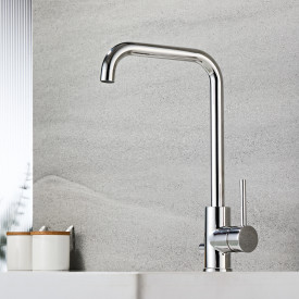 Zen Sanitary köksblandare, rostfritt stål