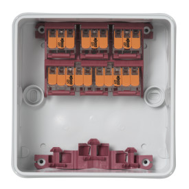 10 st ABB AP-hållare för 221-4 mm²