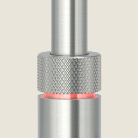 Quooker Flex Round Pro3 køkkenarmatur, kogende vand, udtrækstud, stål