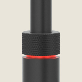 Quooker Flex Round Pro3 køkkenarmatur, kogende vand, udtrækstud, sort