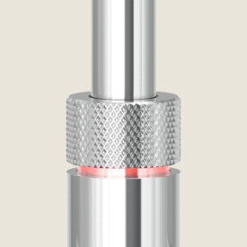 Quooker Flex Round køkkenarmatur, udtrækstud, krom