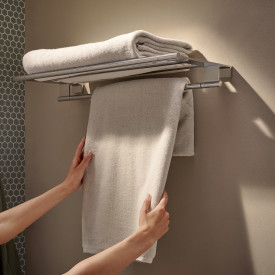 Hansgrohe AddStoris hylde, 66,1x26,2 cm, krom