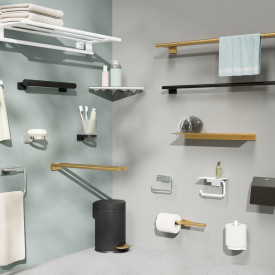Hansgrohe AddStoris hylde, 66,1x26,2 cm, mat hvid