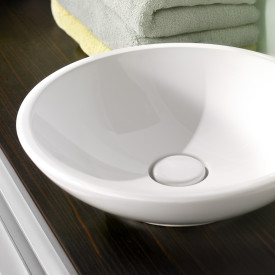 V&B Loop & Friends toppmontert servant, Ø430 mm, hvit med CeramicPlus