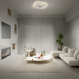 Osram Orbis Waves loftlampe, 40 x 40 cm