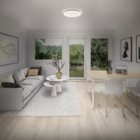 Osram Orbis Ghost plafond, Ø49 cm