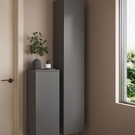 Ifö Sense Modern vægskab, 33x85 cm, mat antracit