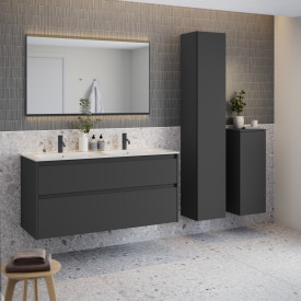 Ifö Sense Modern vægskab, 33x65 cm, mat antracit