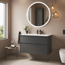 Ifö Sense Modern møbelpakke, 100x48 cm, mat antracit